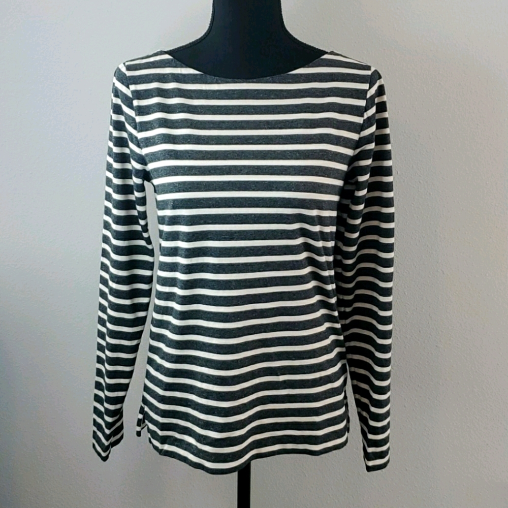 J. CREW BOAT NECK BLOUSE. SZ S